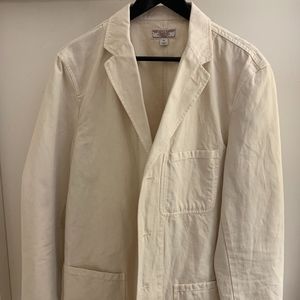 J. Crew Wallace & Barnes Vintage White Blazer